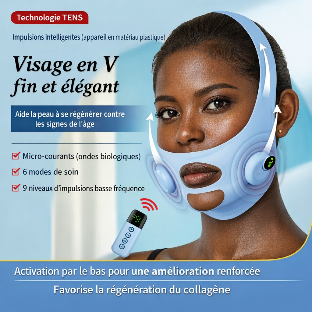 Masque Liftant EMS/TENS Intelligent – Raffermissant Visage Anti-Âge